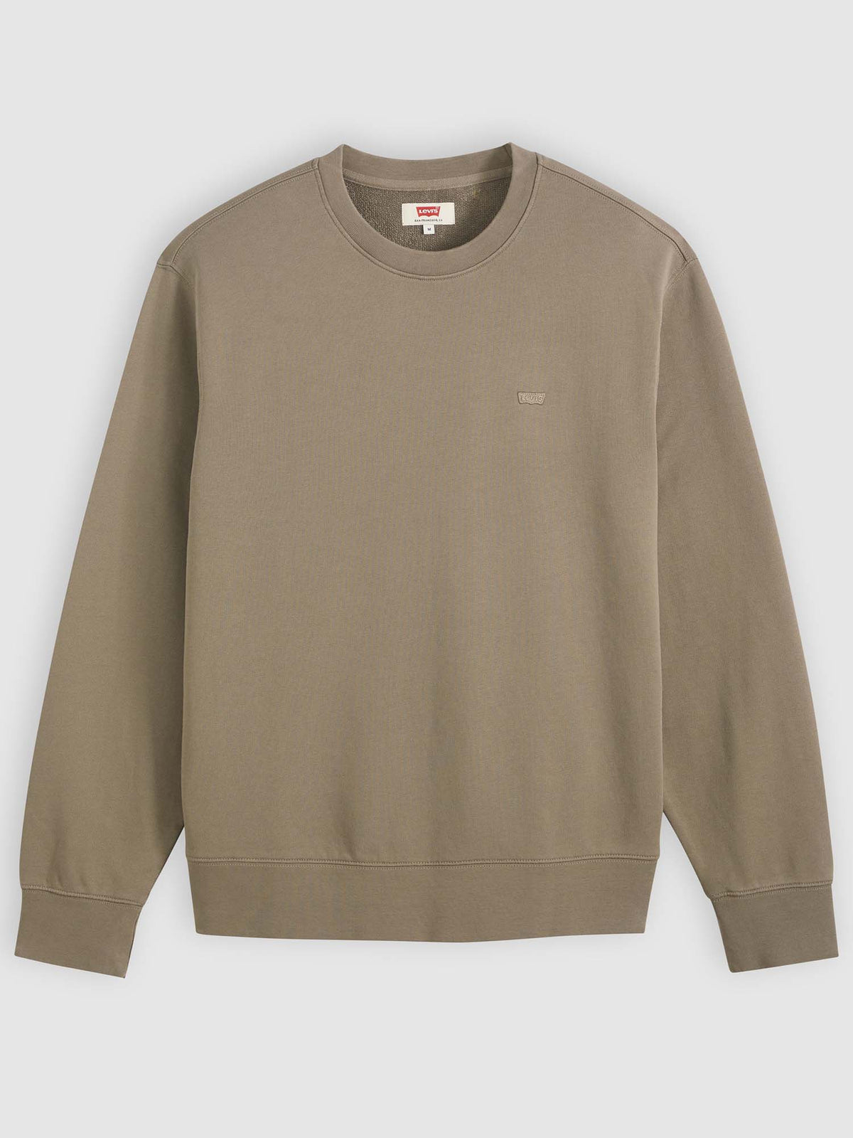 Levi's original crew felpa da uomo beige