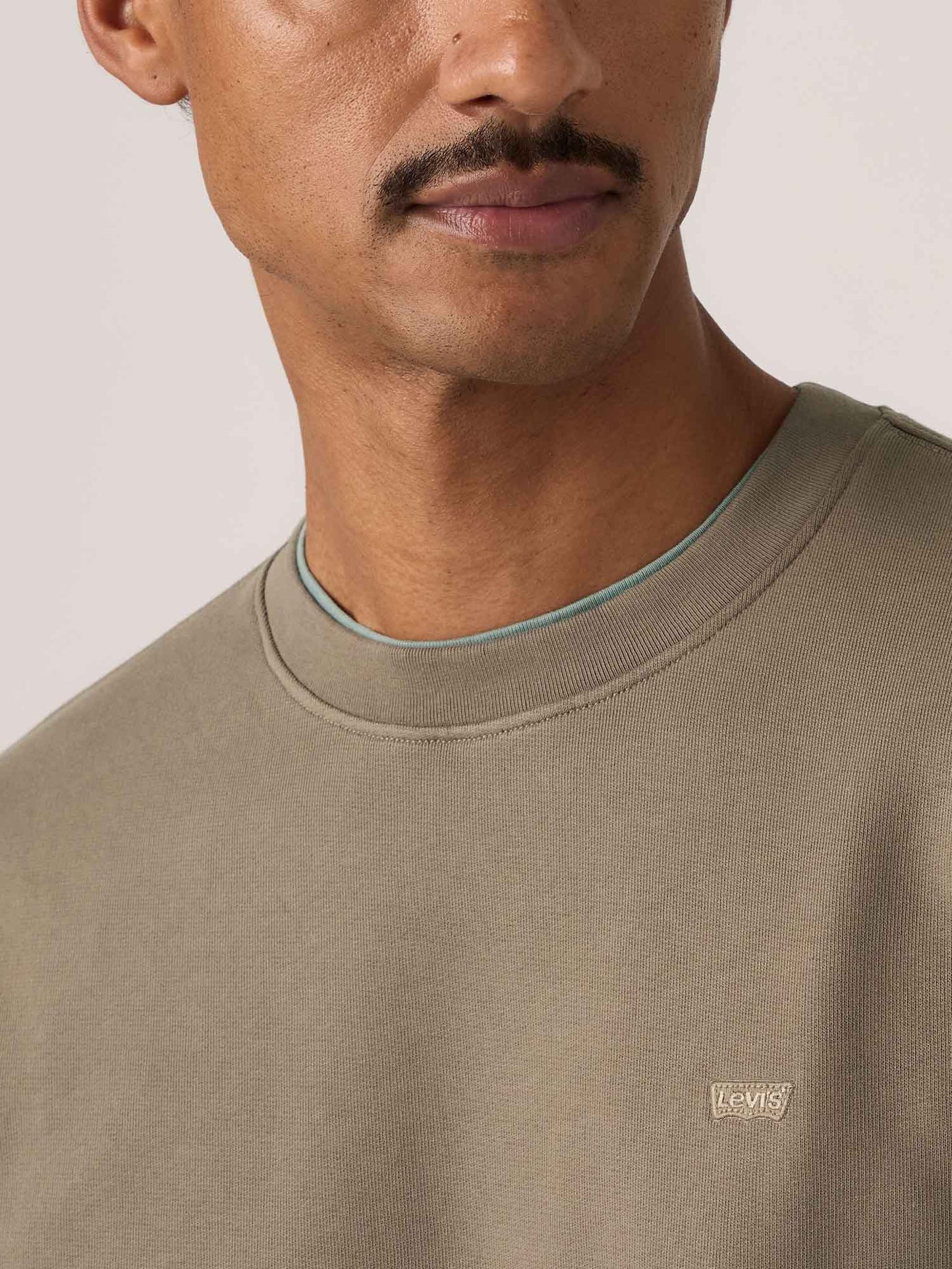 Levi's Original Crew, felpa da uomo beige