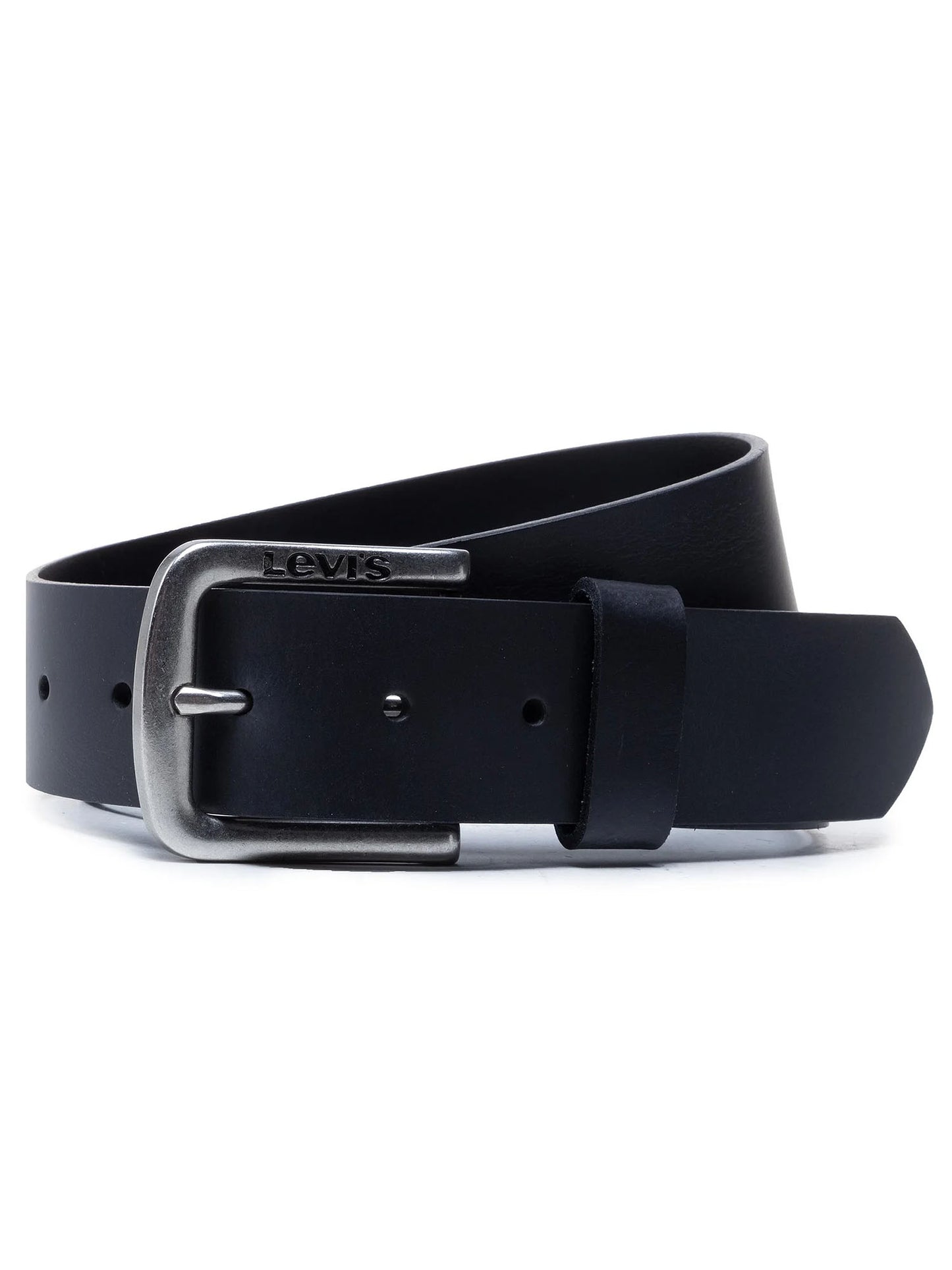 LEVI'S CINTURA IN PELLE DA UOMO NERO