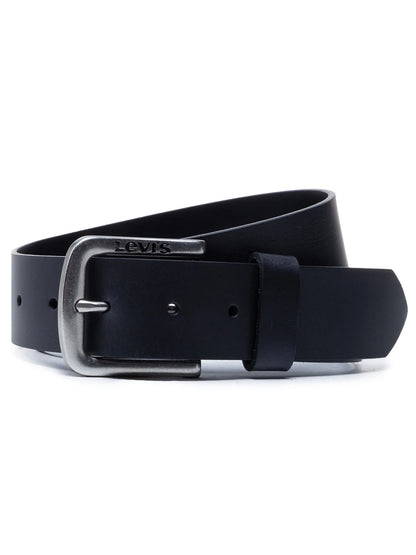 LEVI'S CINTURA IN PELLE DA UOMO NERO