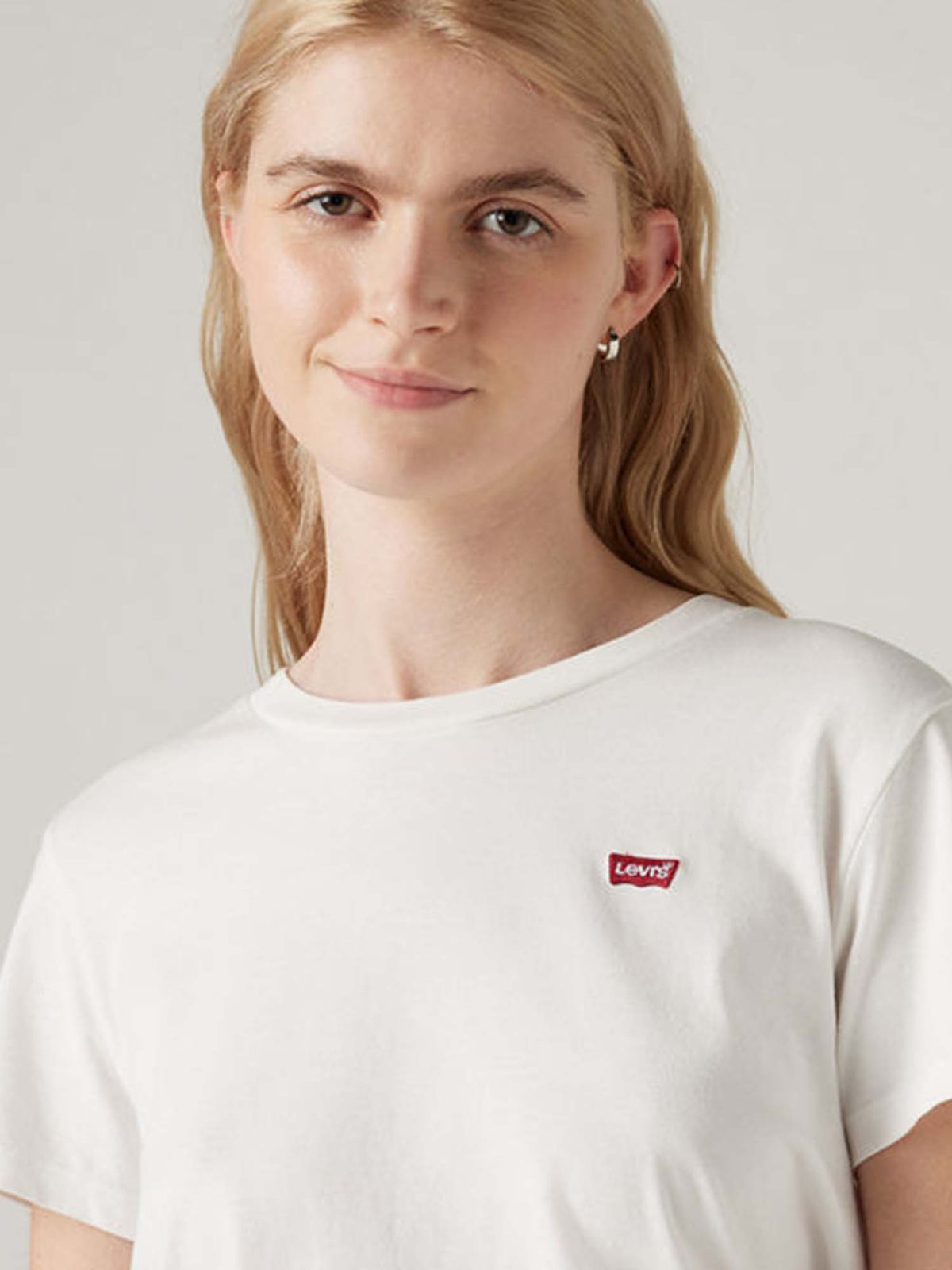 Levi's t-shirt mm da donna bianco