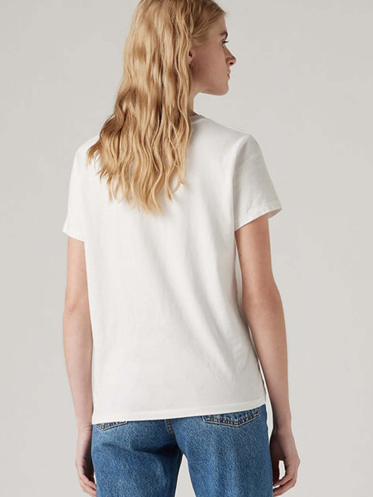 Levi's t-shirt mm da donna bianco