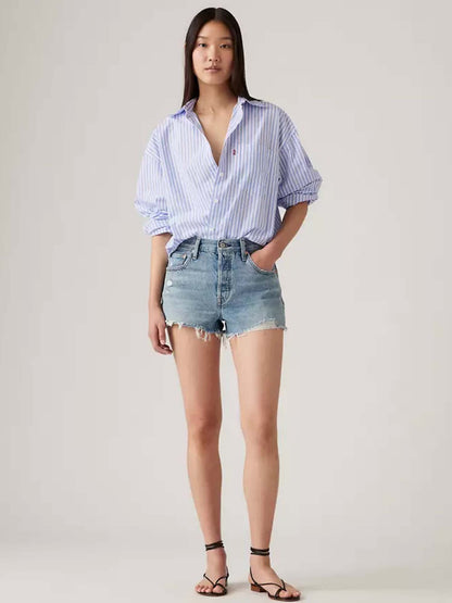 SHORT CON STRAPPI LEVI'S 501 DA DONNA JEANS CHIARO