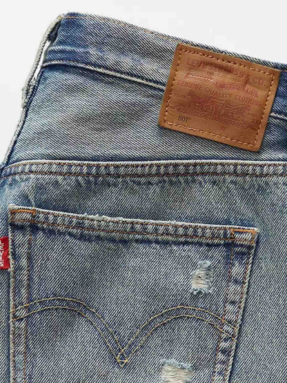 SHORT CON STRAPPI LEVI'S 501 DA DONNA JEANS CHIARO