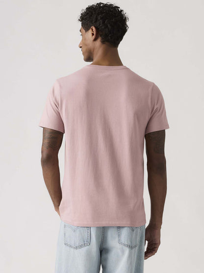 Levi's Original Housemark, t-shirt rosa da uomo in cotone