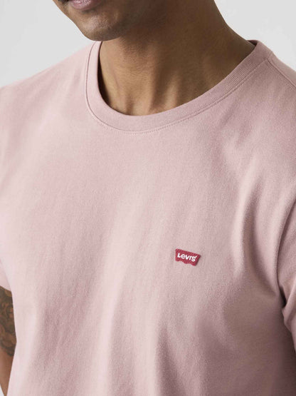 Levi's Original Housemark, t-shirt rosa da uomo in cotone