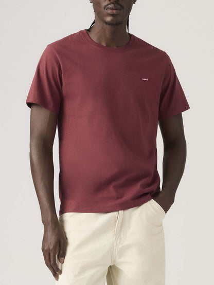 Levi's Original Housemark, t-shirt maniche corte uomo bordeaux