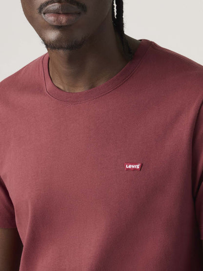 Levi's Original Housemark, t-shirt maniche corte uomo bordeaux