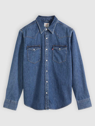 Levi's Barstow Western, camicia denim a manica lunga da uomo