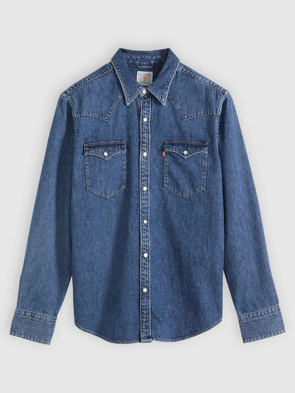 Levi's Barstow Western, camicia denim a manica lunga da uomo
