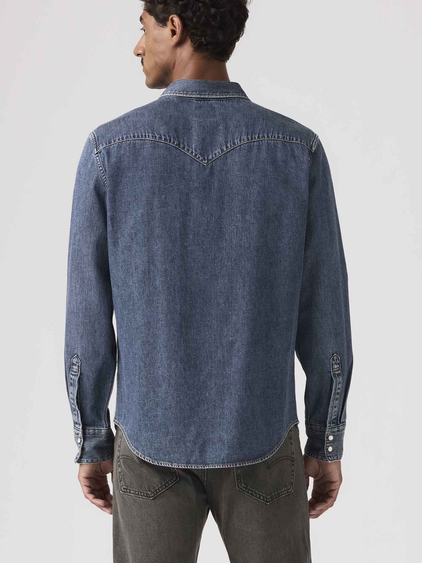 Levi's Barstow Western, camicia denim a manica lunga da uomo