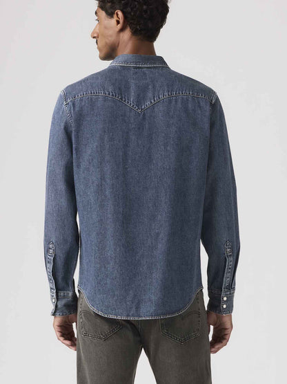 Levi's Barstow Western, camicia denim a manica lunga da uomo