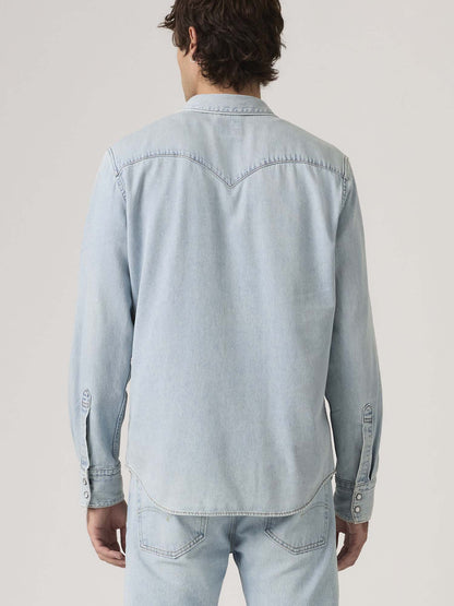 Levi's Barstow Western, camicia denim da uomo a manica lunga