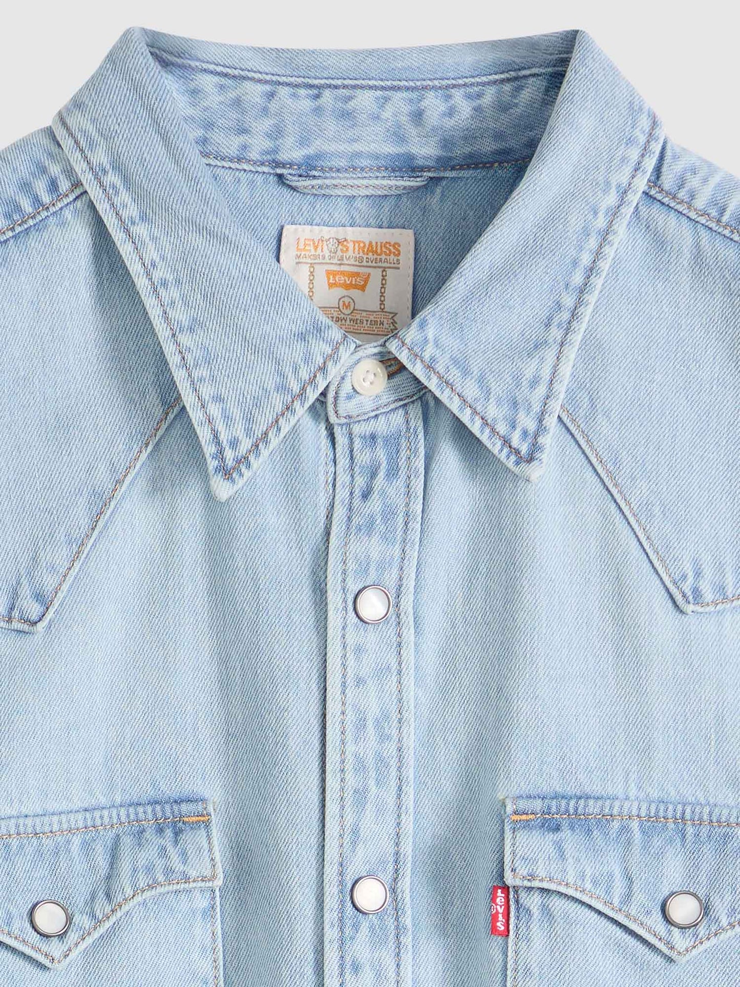 Levi's Barstow Western, camicia denim da uomo a manica lunga