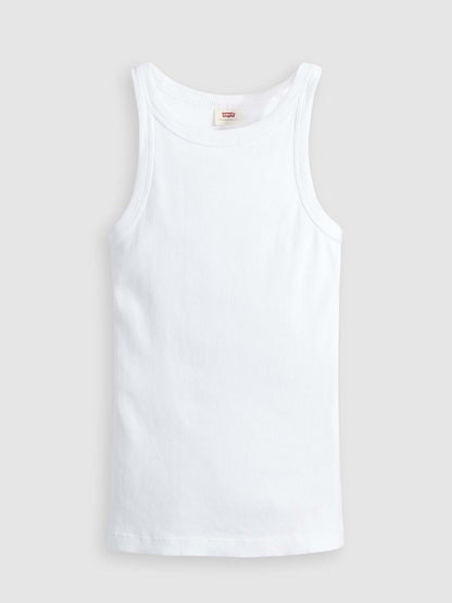 Canotta Essential Racer da donna bianca Levi's