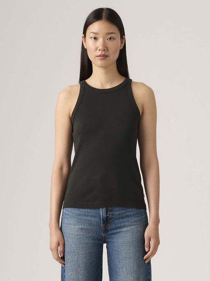 Levi's canotta t-shirt da donna nero