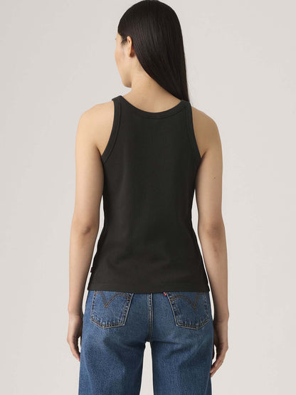 Levi's canotta t-shirt da donna nero