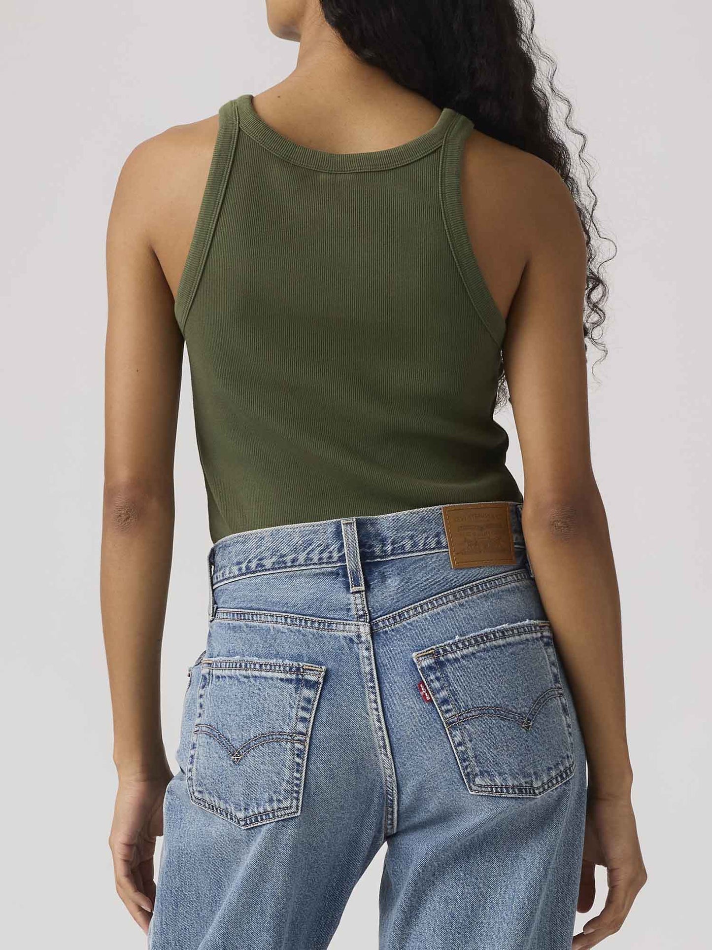 Canotta Essential Racer di Levi's da donna verde