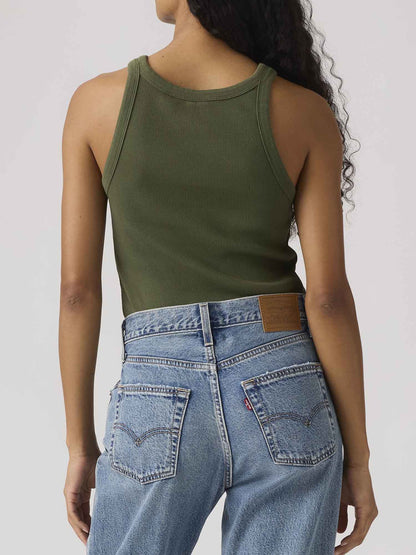 Canotta Essential Racer di Levi's da donna verde