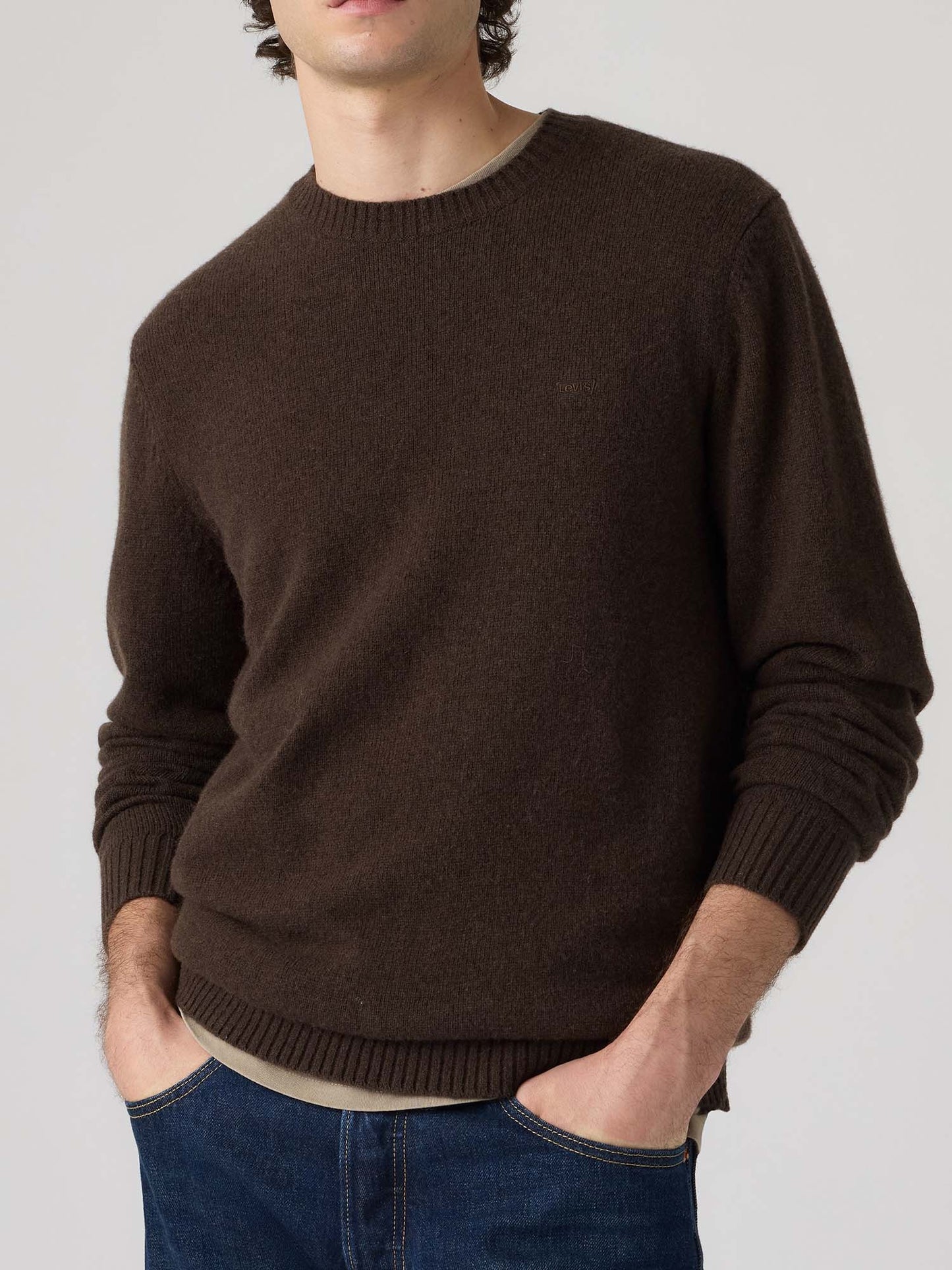 Levi's Original Swea, maglia da uomo marrone