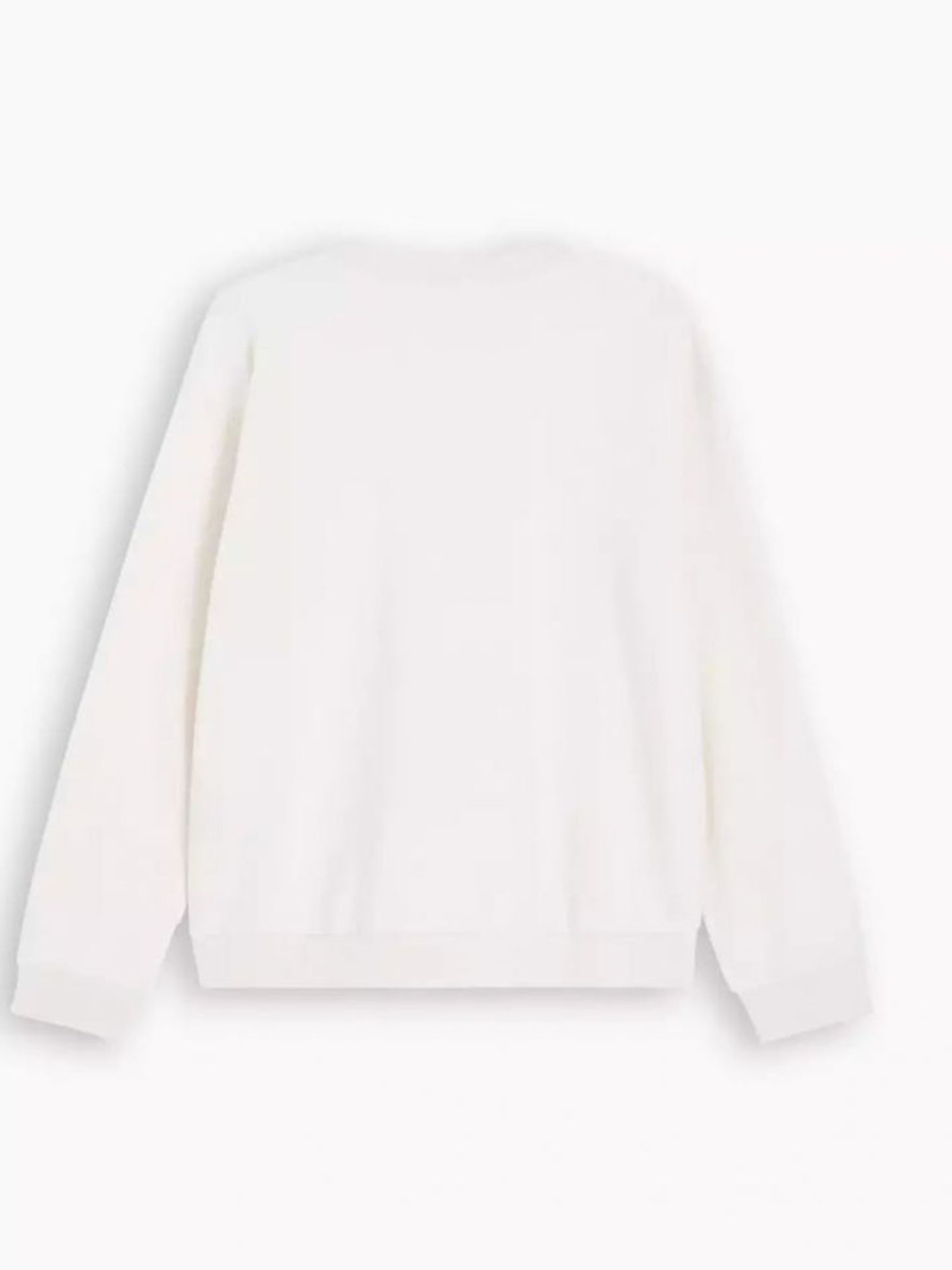 FELPA GIROCOLLO LEVI'S DA RAGAZZA PANNA