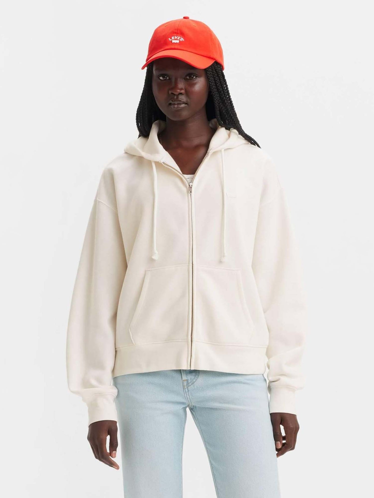 FELPA LEVI'S DA DONNA PANNA