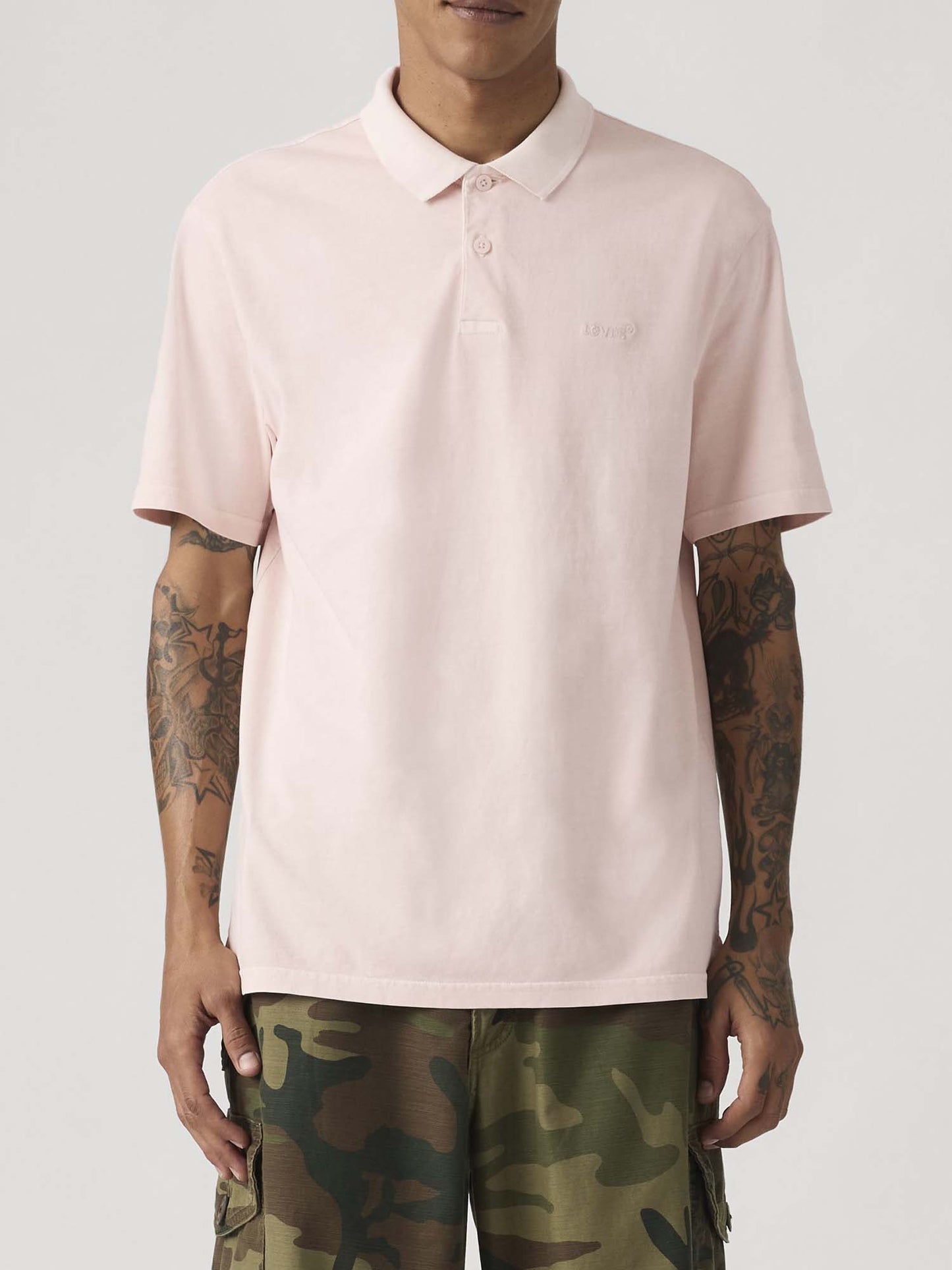 Levi's Authentic Polo a maniche corte da uomo rosa