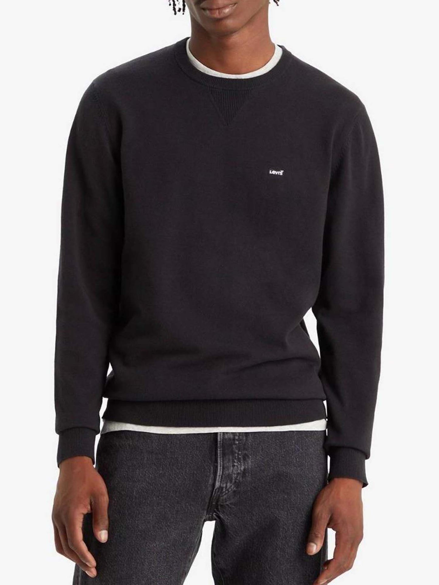 FELPA IN MAGLIA RASATA LEVI'S DA UOMO NERO