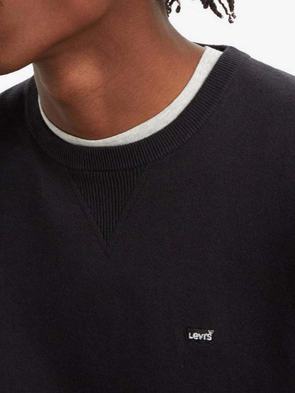 FELPA IN MAGLIA RASATA LEVI'S DA UOMO NERO