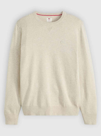 FELPA IN MAGLIA RASATA LEVI'S DA UOMO PANNA