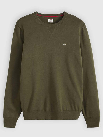 FELPA IN MAGLIA RASATA LEVI'S DA UOMO VERDE