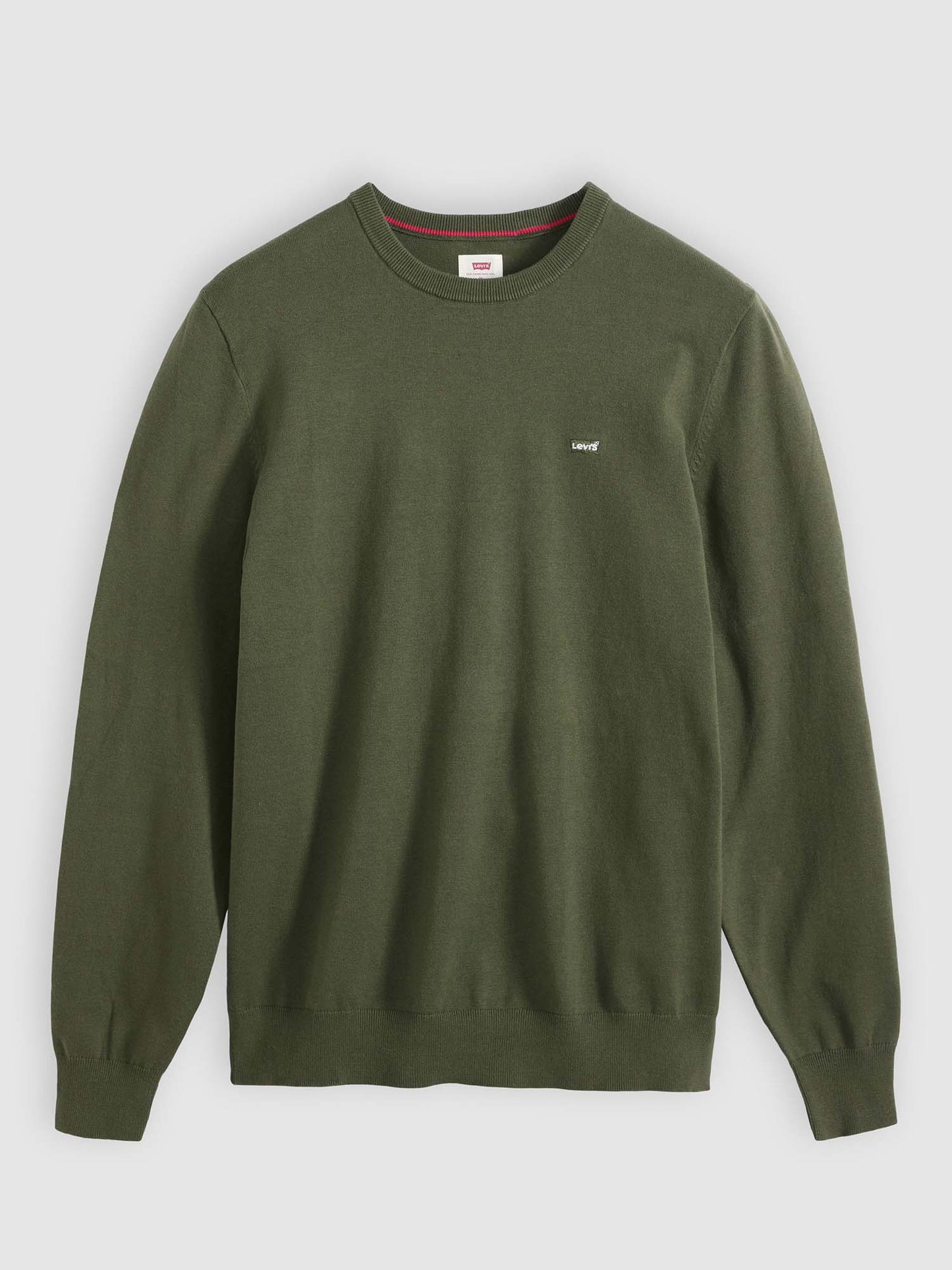 Levi's maglia girocollo uomo verde per primavera-estate
