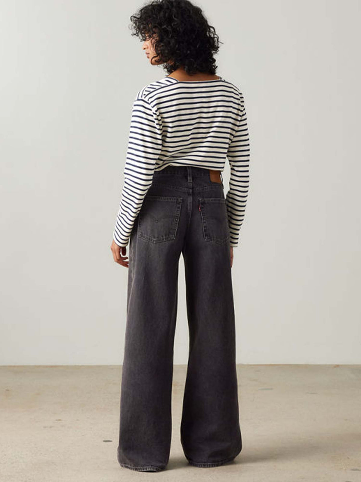 Levi's xl straight jeans da donna antracite
