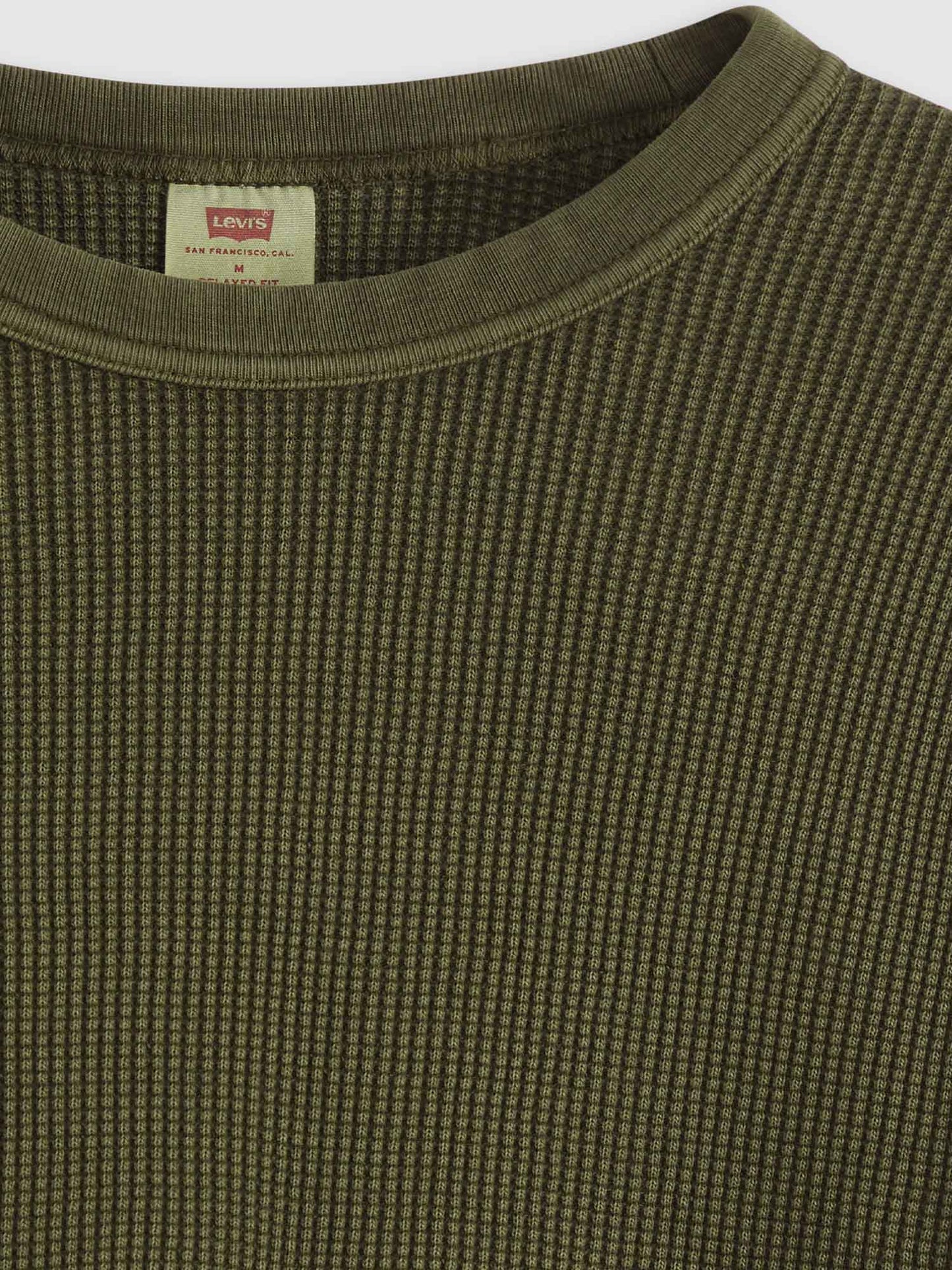 Levi's maglia termica a maniche lunghe da uomo verde