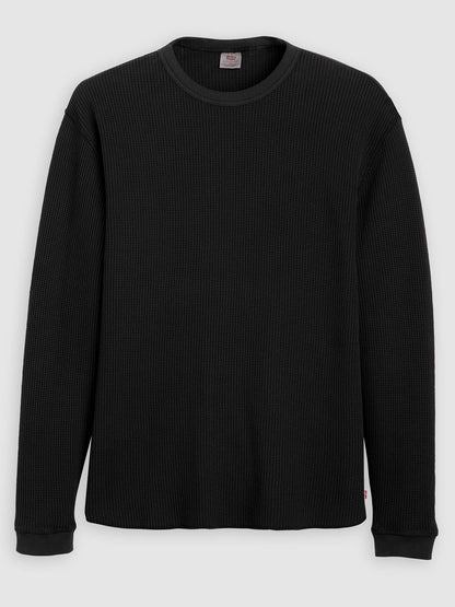 Levi's Relaxed Thermal T-Shirt a maniche lunghe da uomo nera