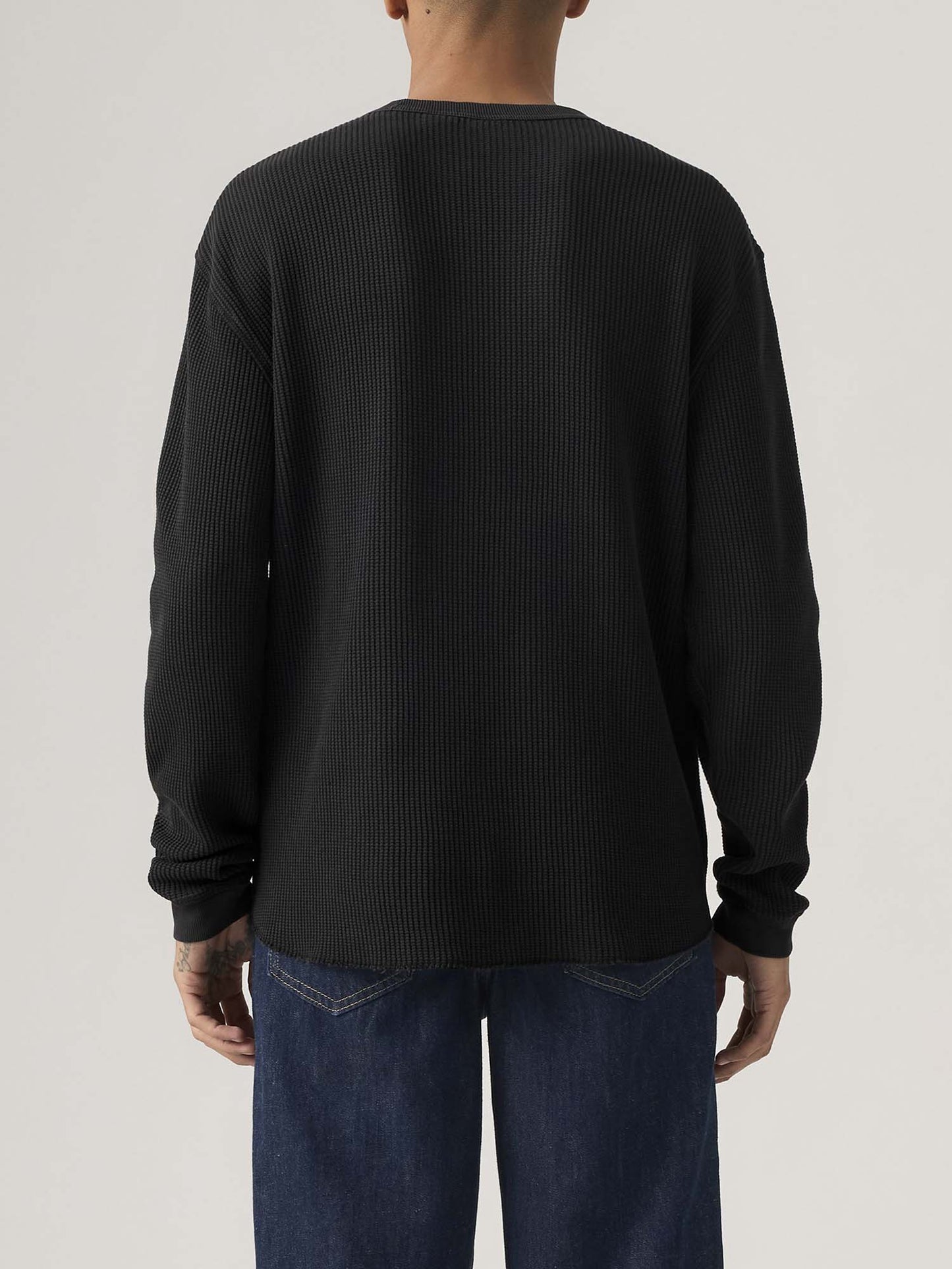 Levi's Relaxed Thermal T-Shirt a maniche lunghe da uomo nera