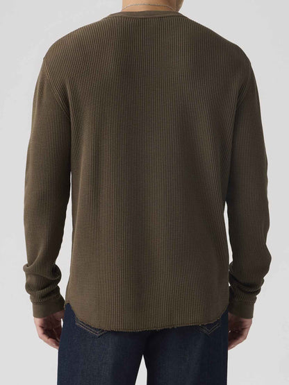 Maglia termica Levi's da uomo marrone con vestibilità rilassata