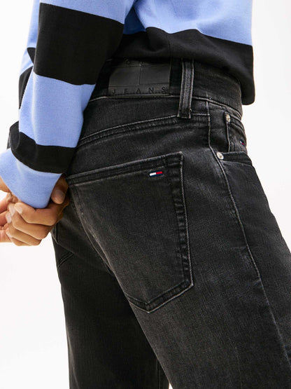 Jeans slim fit Austin neri da uomo di Tommy Jeans
