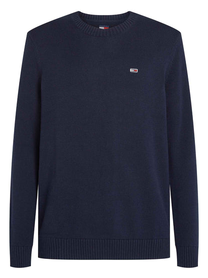 MAGLIONCINO SLIM C-NECK TOMMY JEANS UOMO BLU