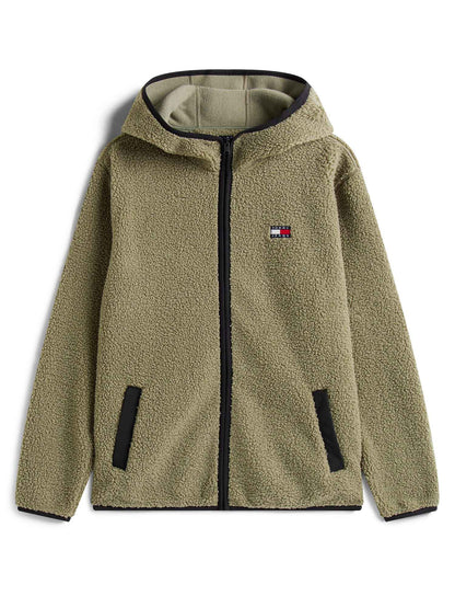 GIACCA TEDDY TOMMY JEANS DA UOMO SALVIA