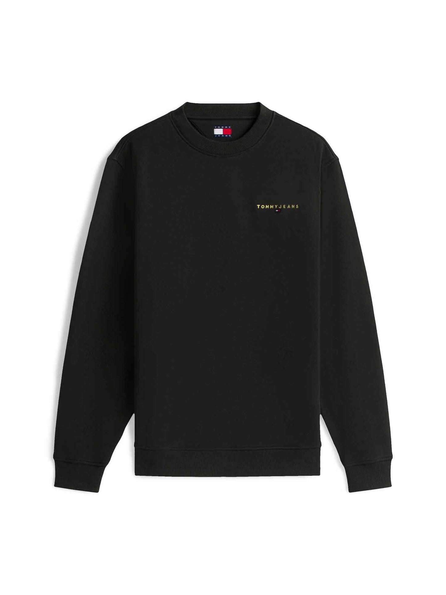 Tommy Hilfiger Tommy Jeans Linear C, felpa da uomo nera