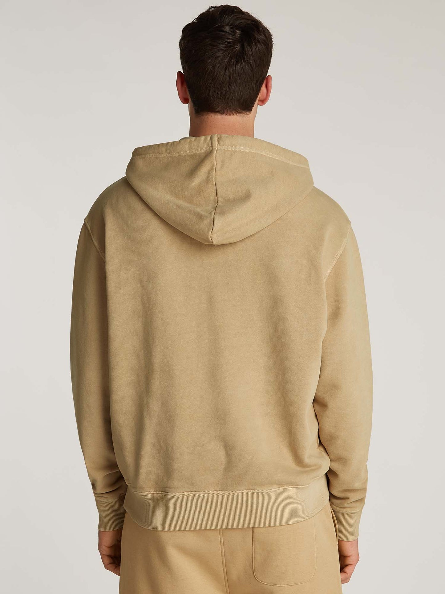 FELPA CON CAPPUCCIO VINTAGE TOMMY HILFIGER DA UOMO BEIGE