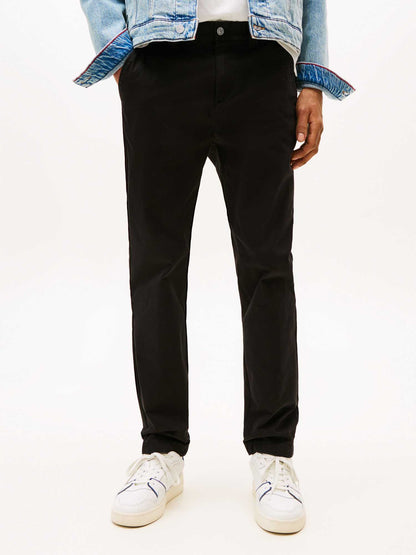 PANTALONI CHINO AUSTIN TOMMY JEANS DA UOMO NERO