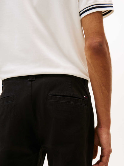 PANTALONI CHINO AUSTIN TOMMY JEANS DA UOMO NERO