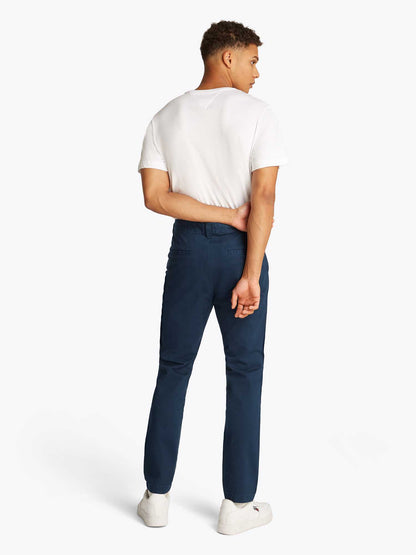 PANTALONI CHINO AUSTIN TOMMY JEANS DA UOMO BLU