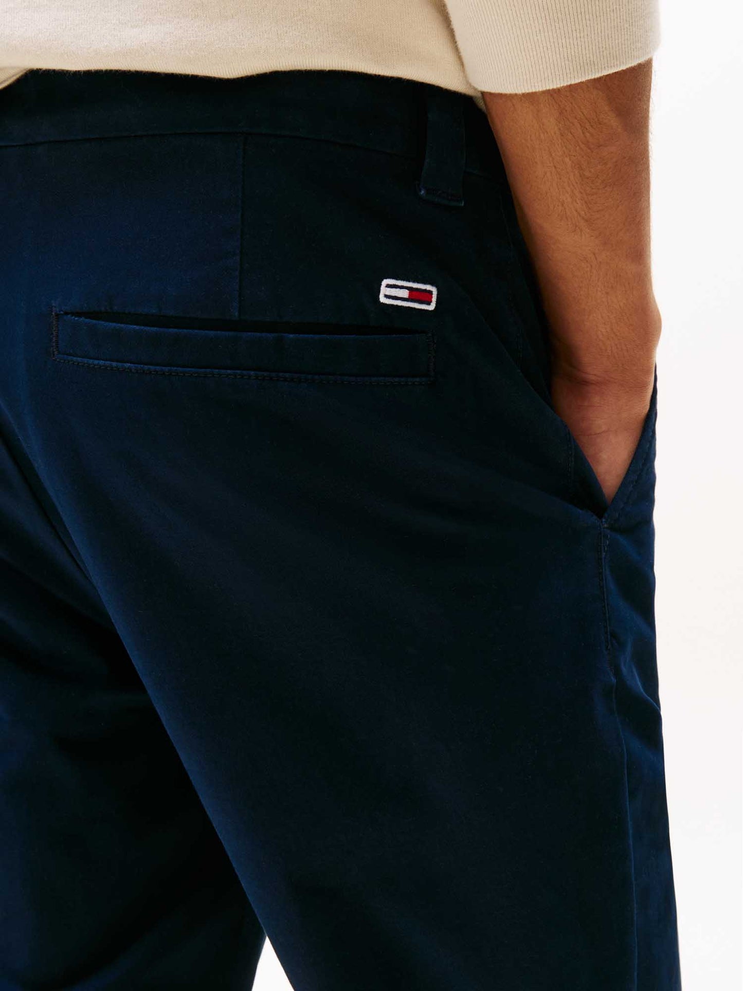 PANTALONI CHINO AUSTIN TOMMY JEANS DA UOMO BLU