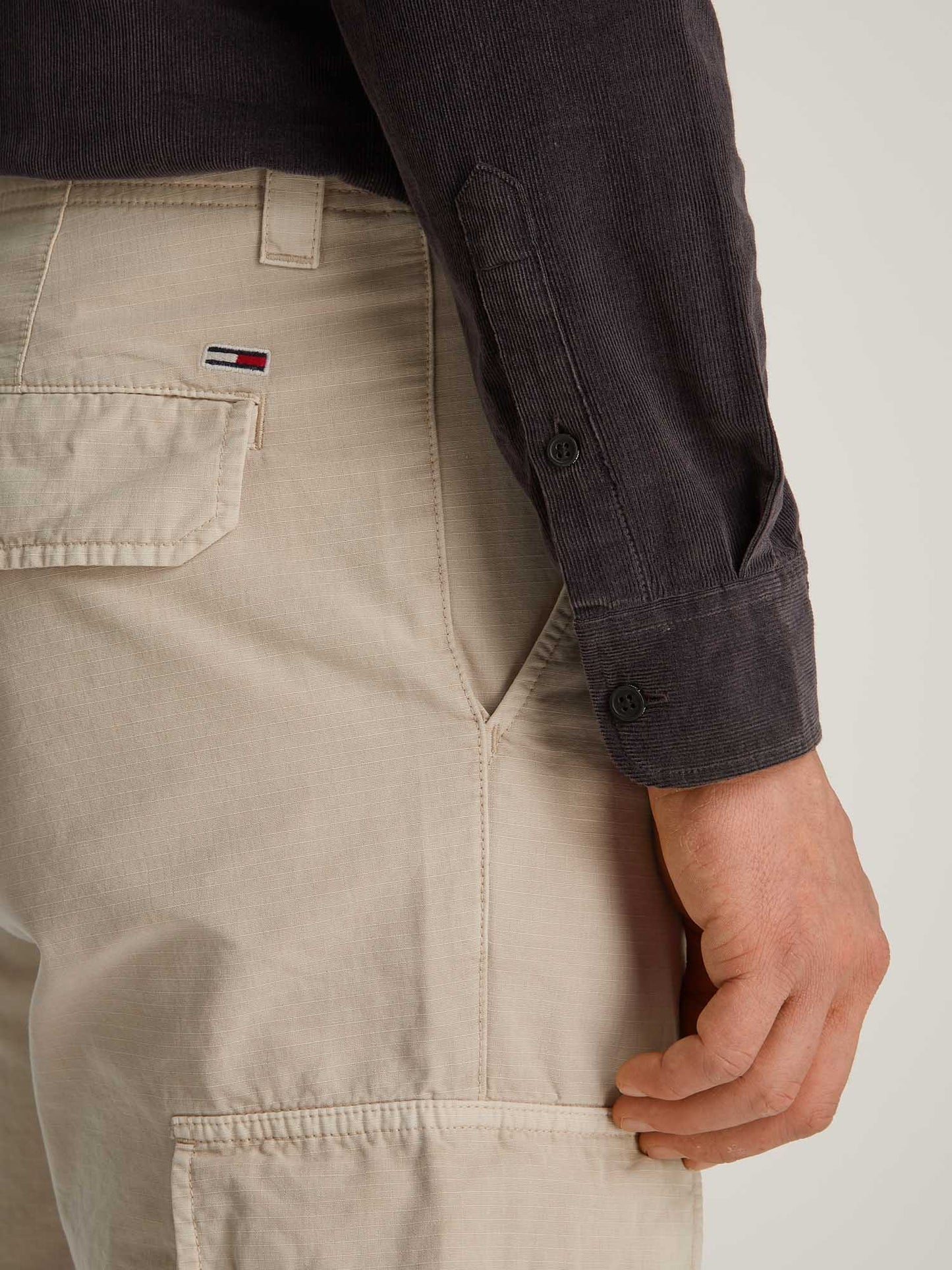 PANTALONE RYAN CARGO TOMMY JEANS UOMO BEIGE