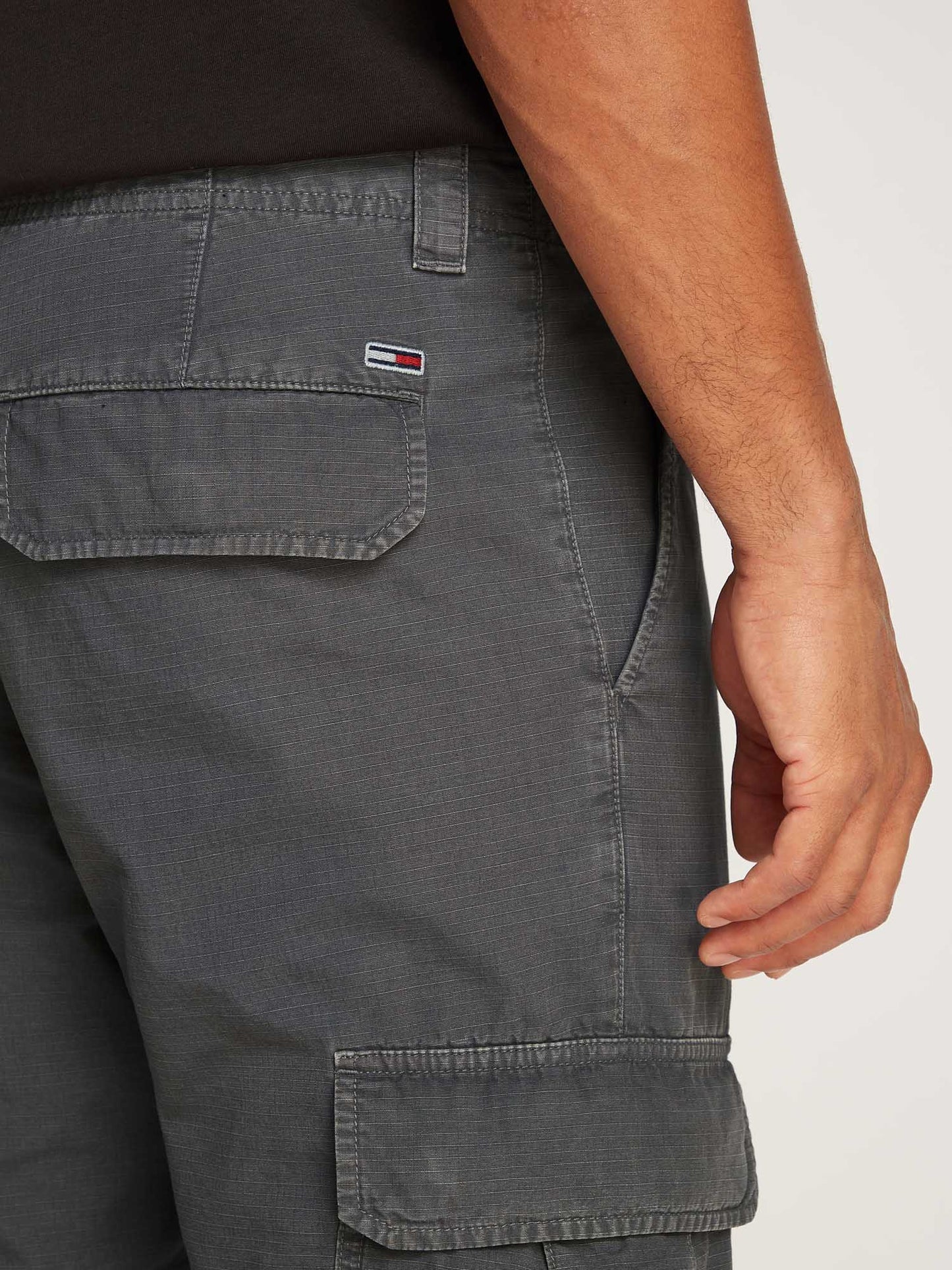 PANTALONE RYAN CARGO TOMMY JEANS UOMO NERO