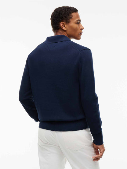 Tommy Hilfiger Slim Essential Polo, maglia da uomo blu