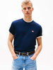 t-shirt-badge-tommy-jeans-uomo-blu